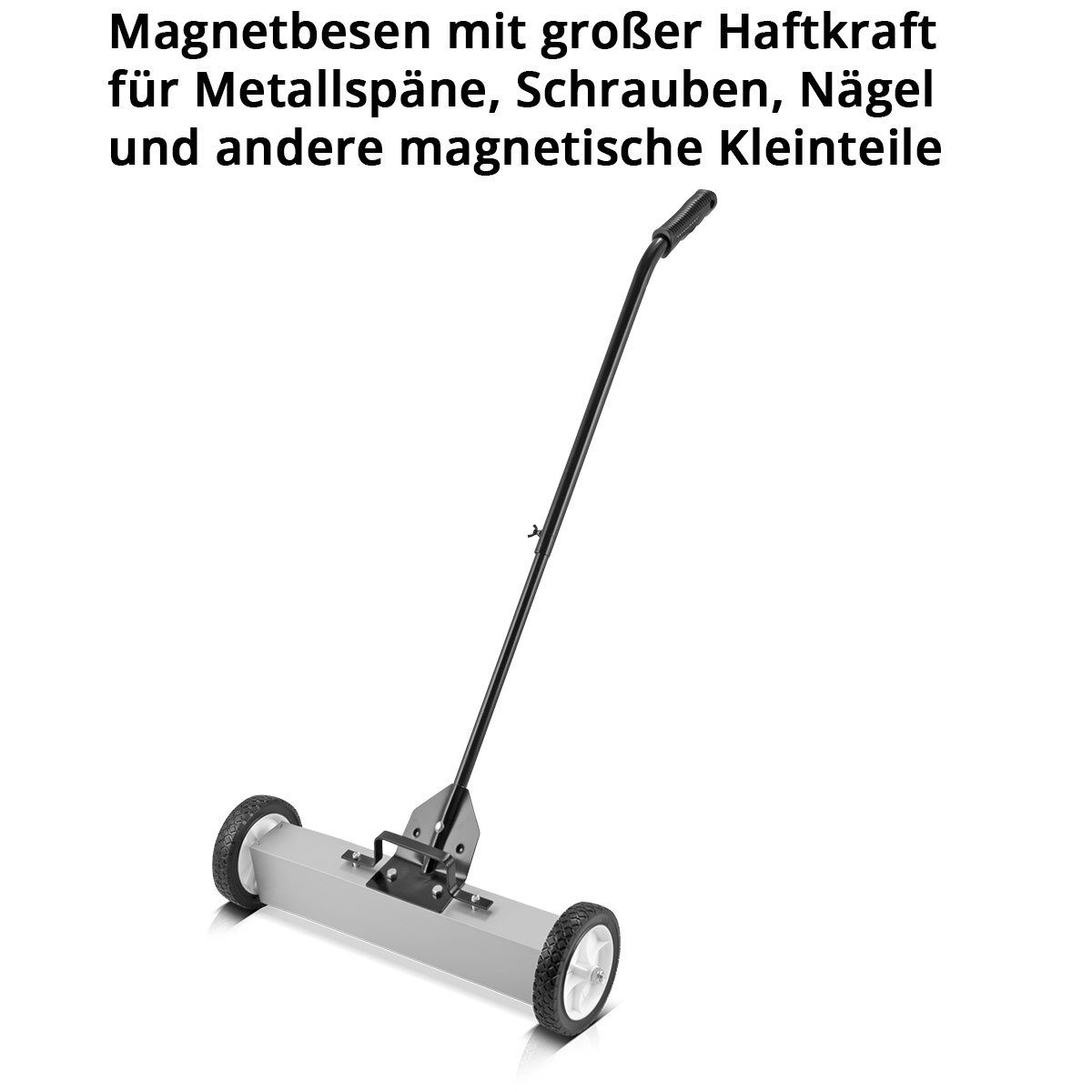 STAHLWERK Handkehrmaschine Magnet-Bodenkehrer MBK-18 ST mit 457 mm Breite, 45,7 cm Arbeitsbreite, (Packung, 1-St)