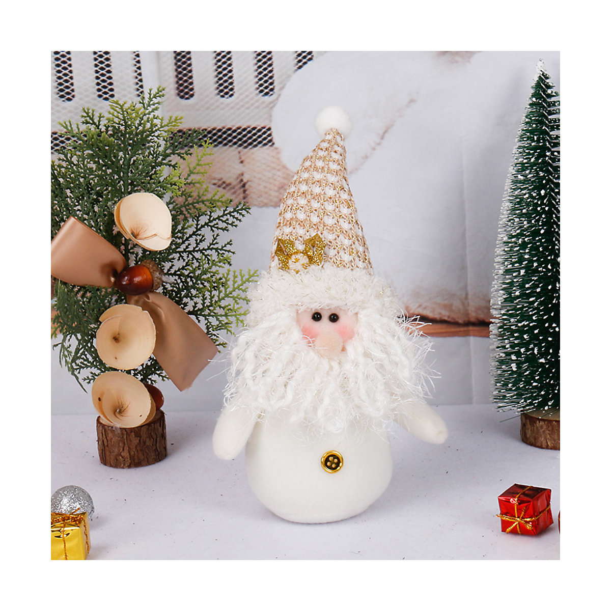 Weihnachten Deko Figuren Santa Claus Partydeko für Kinder