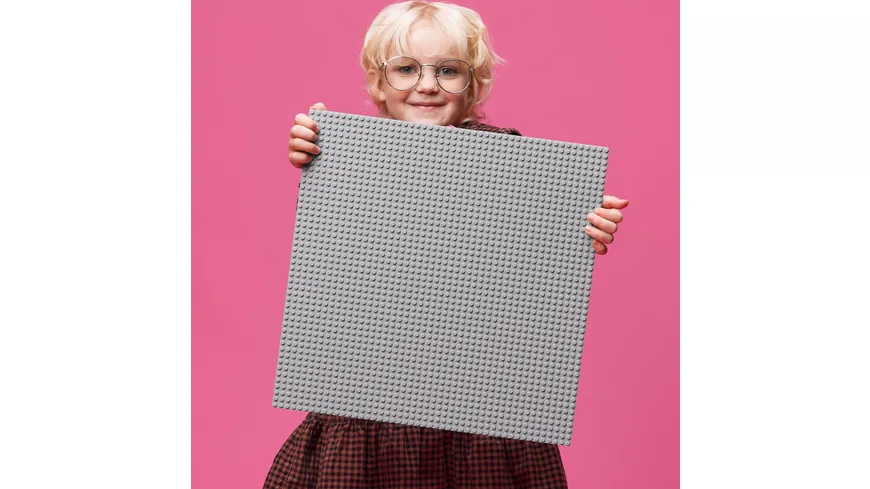 LEGO Classic 11024 Graue Bauplatte, Grundplatte für LEGO Sets, 48x48