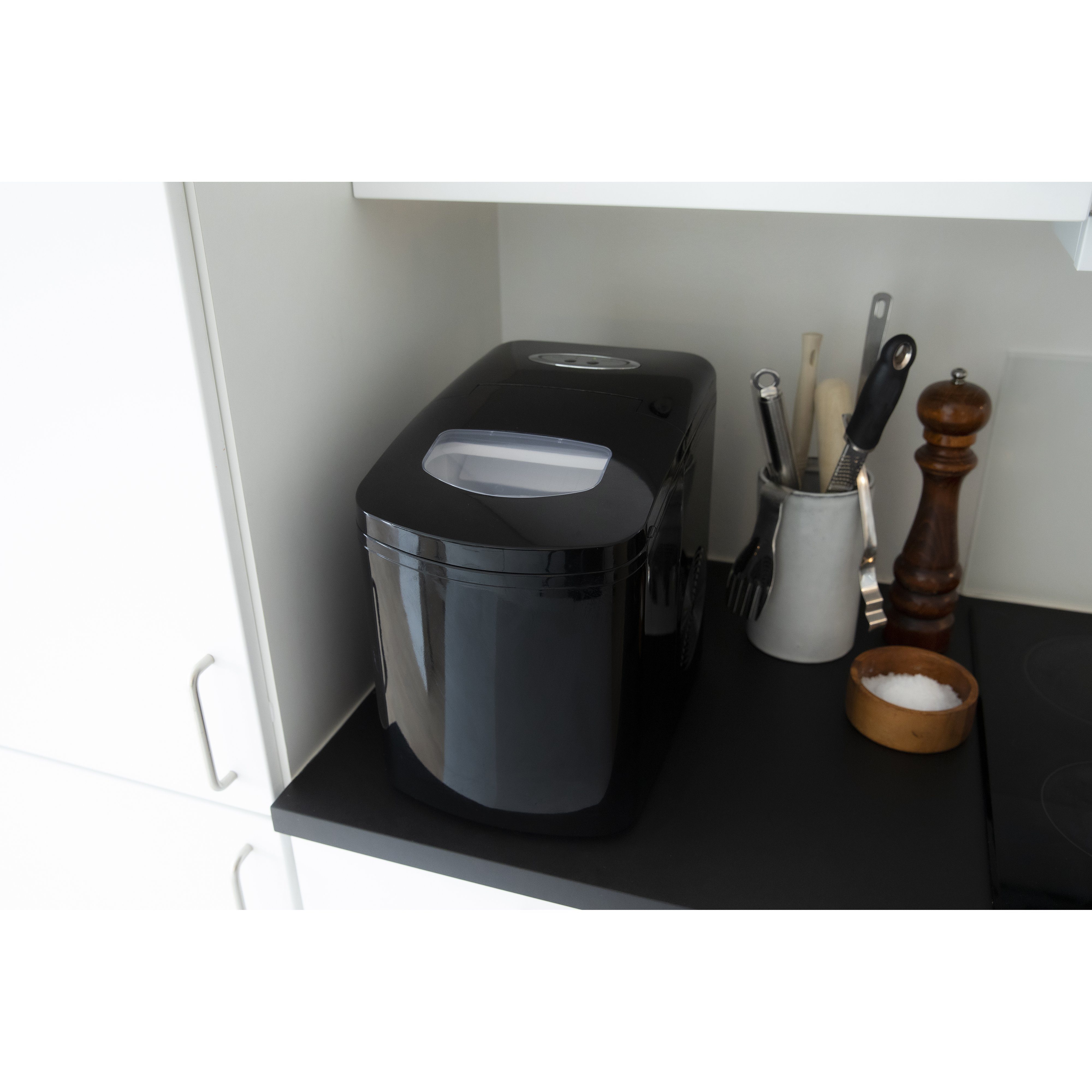 GASTRONOMA Eiswürfelmaschine 18620001, Eiswürfel in 10 Minuten, 2 Größen, 1,7 l Behälter, benutzerfreundlich