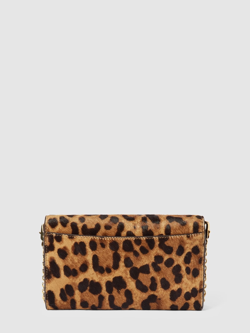 Crossbody Bag mit Animal-Print Modell 'ADAIR' in schwarz