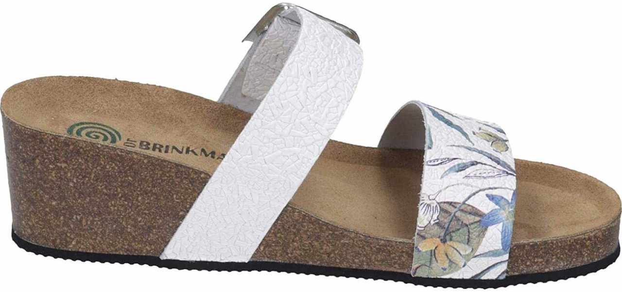 DR. BRINKMANN Pantoletten weiss D.-Pantolette