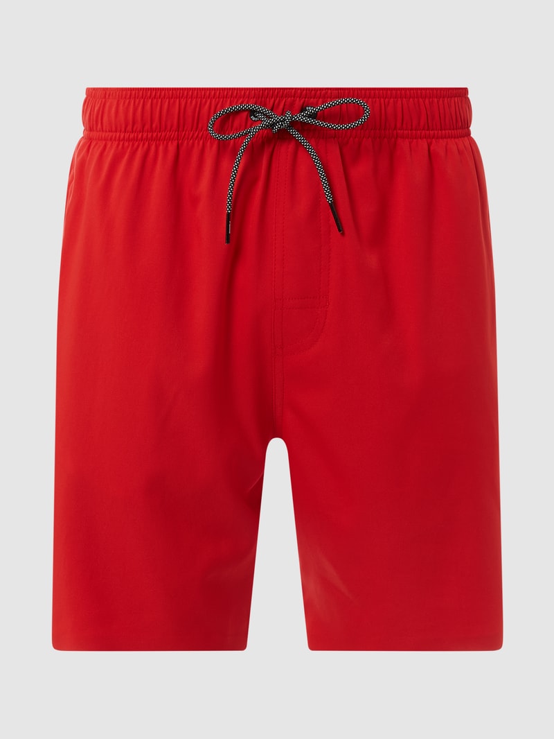 Badehose mit Meshfutter in rot