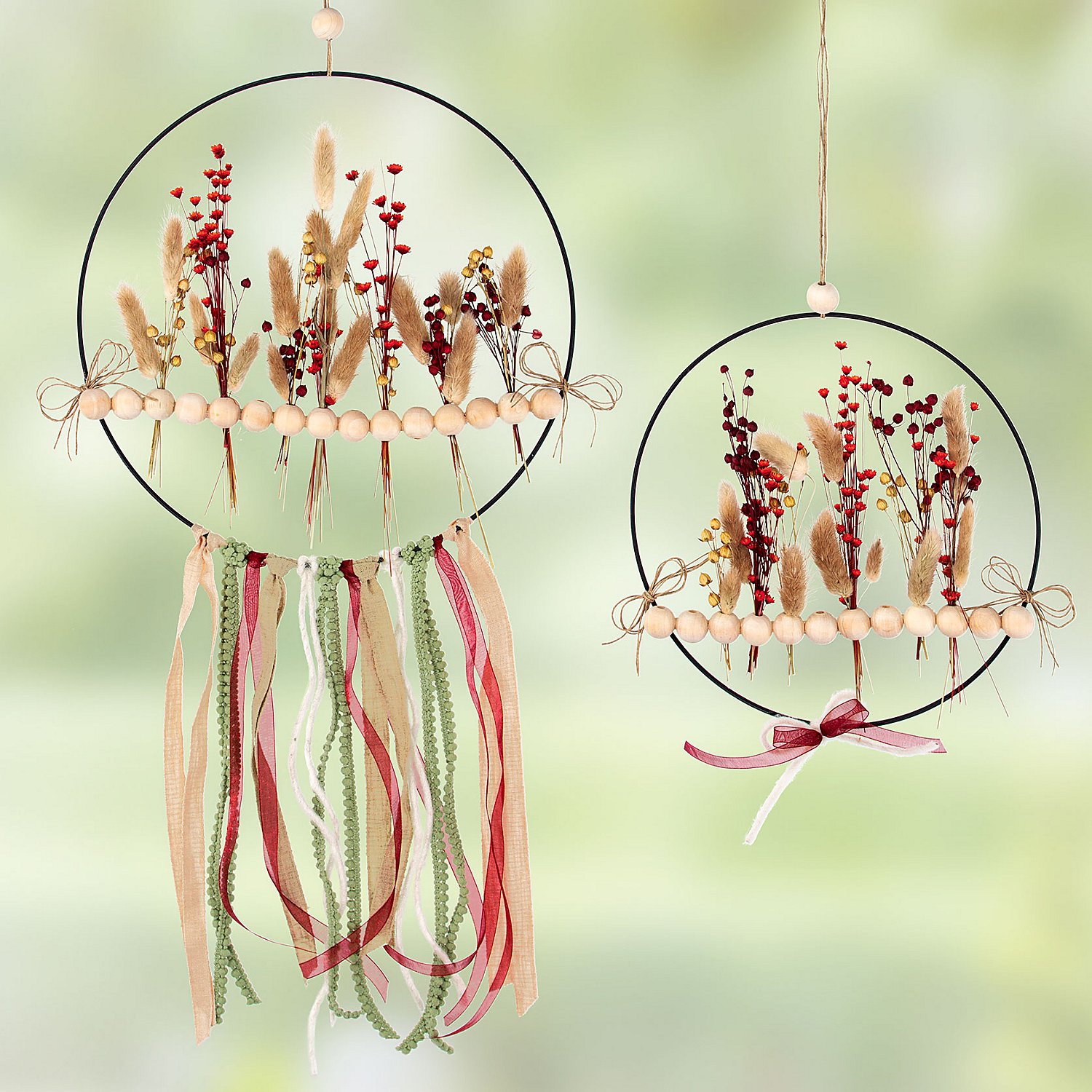 Trockenblumen Flachs, natur