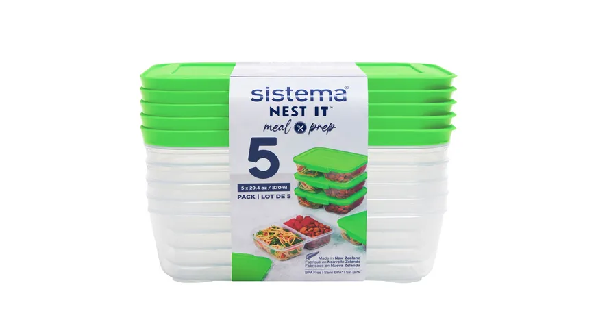 sistema Frischhaltedosen Set NEST IT 870ml 5-tlg.
