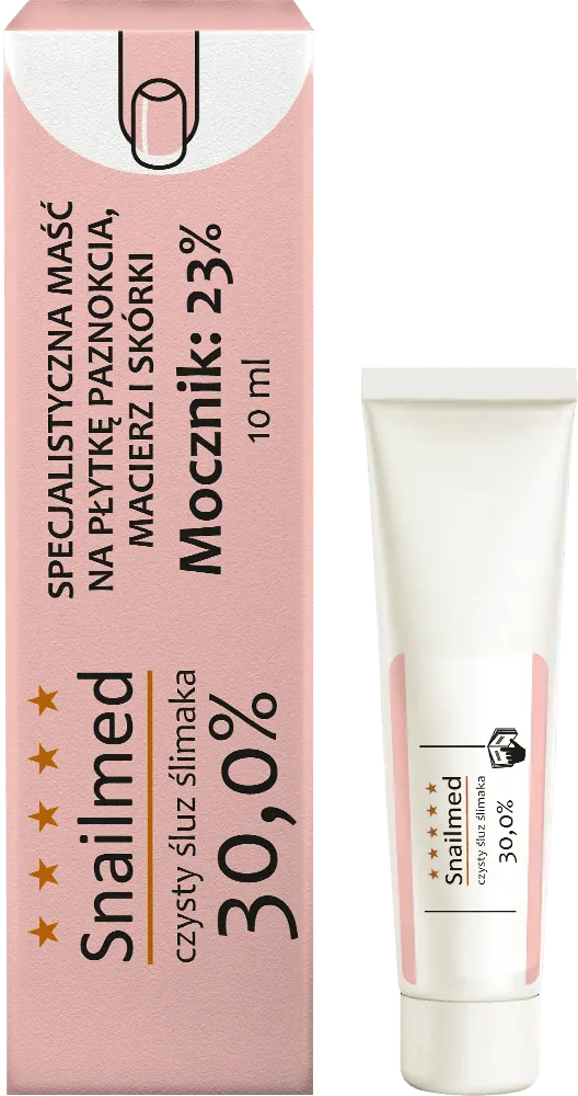 „Snailmed“ regeneruojamasis nagų tepalas su sraigių gleivėmis ir šlapalu, 10 ml