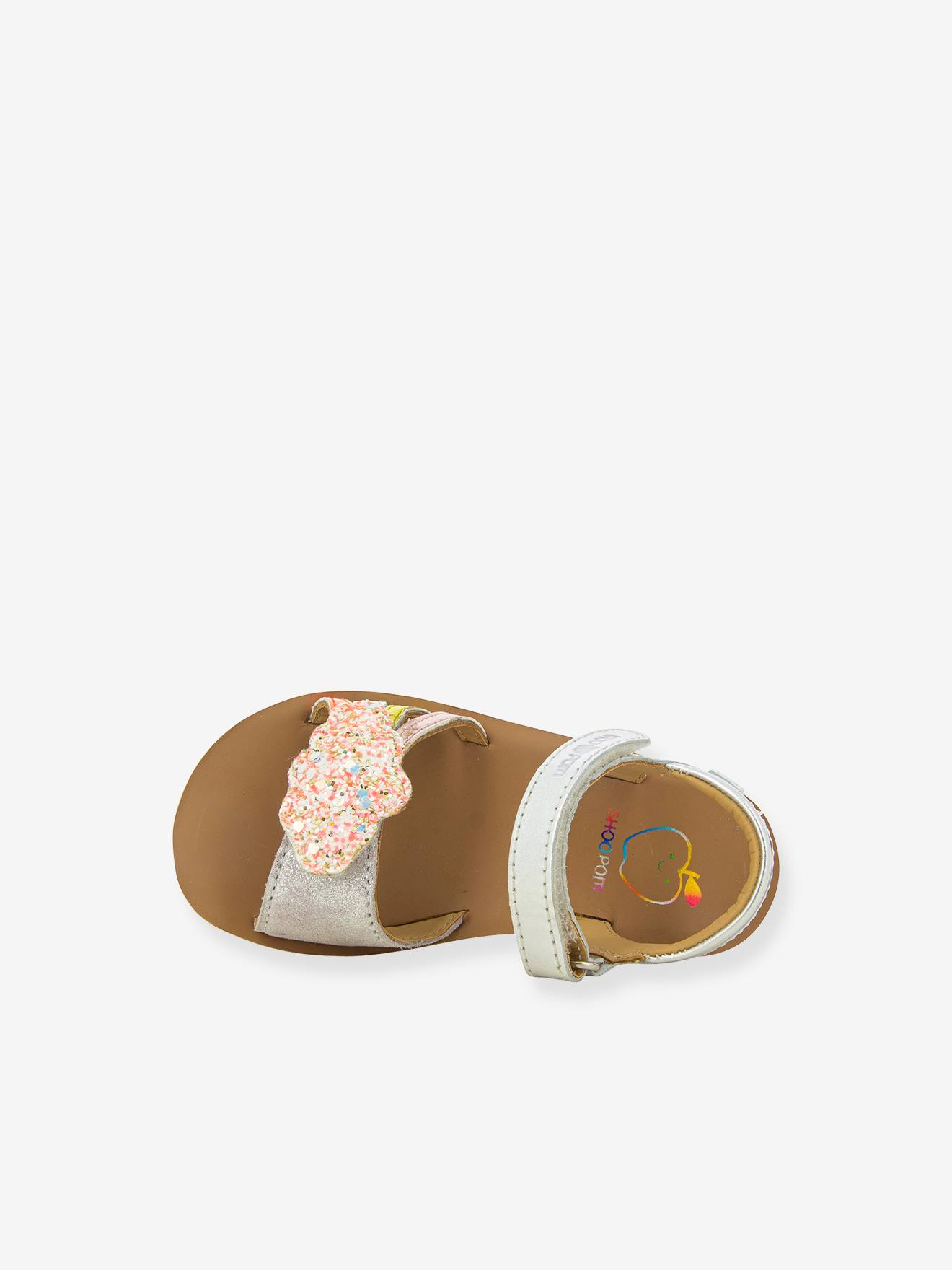 Shoo-Pom Kinder Sandalen GOA MULTI SHOO POM - silber
