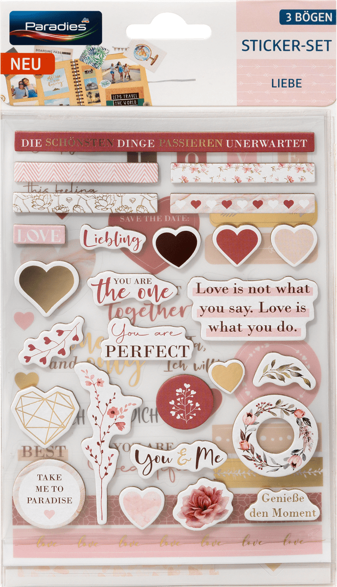 Stickerset Liebe, 1 St