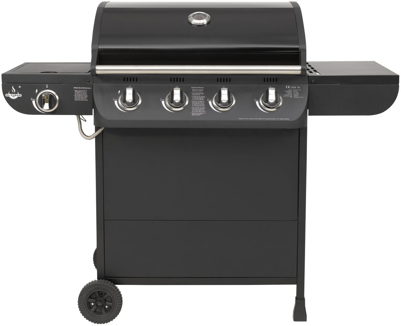 El Fuego Gasgrill Columbus 4  1