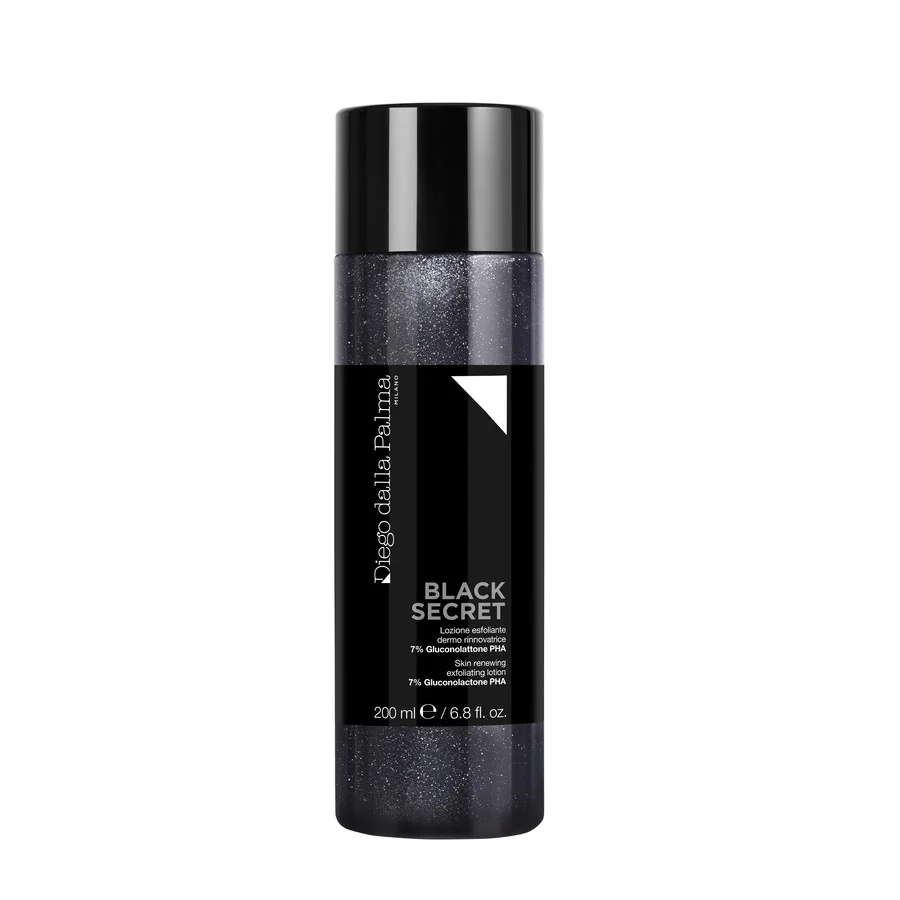 Black Secret Lozione Esfoliante Dermo Rinnovatrice - Tonico viso, Fluido viso antimperfezioni