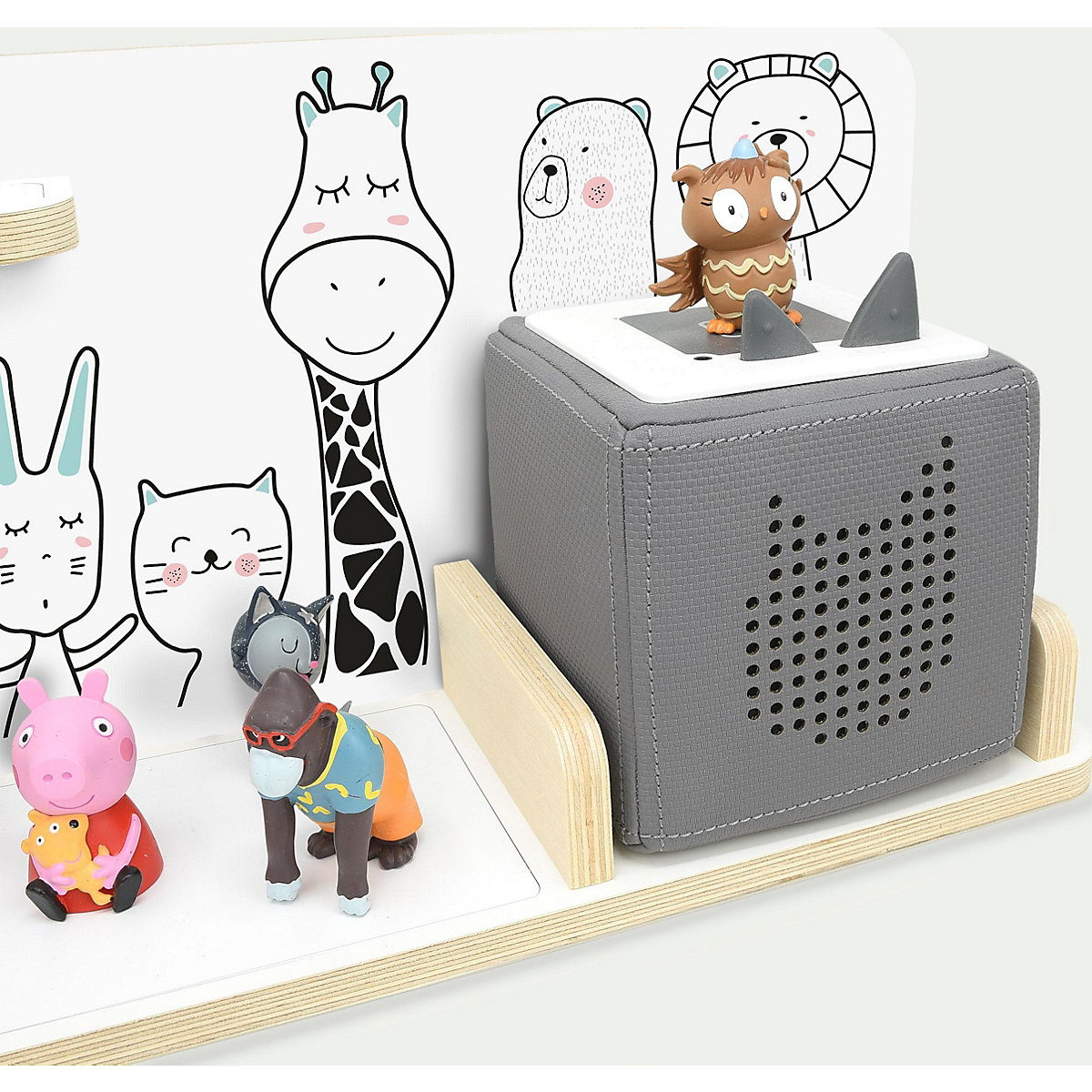 Regal für Musikbox Tiere, klein - geeignet für Toniebox