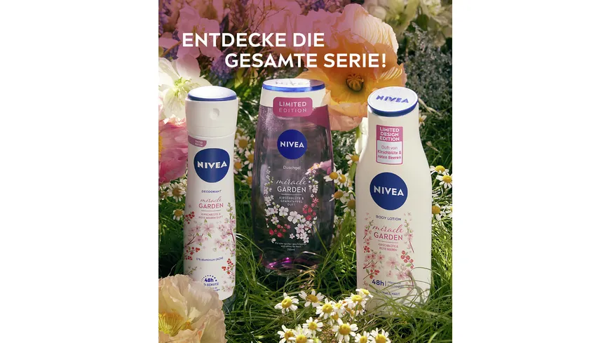 NIVEA Deo Spray miracle Garden Kirschblüte 150 ml