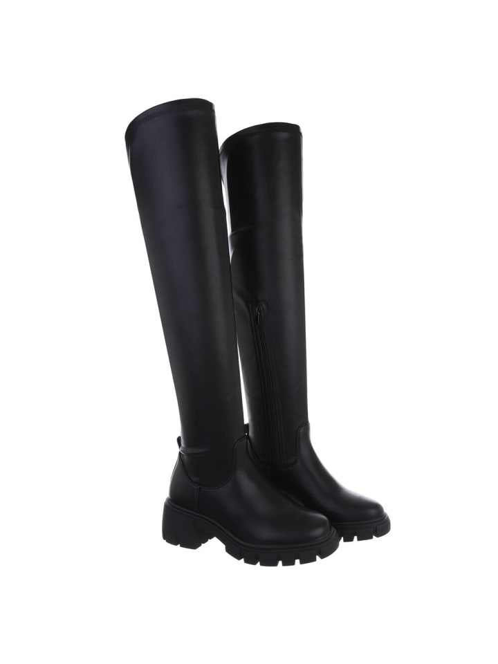 Ital-Design Stiefel in Schwarz günstig kaufen