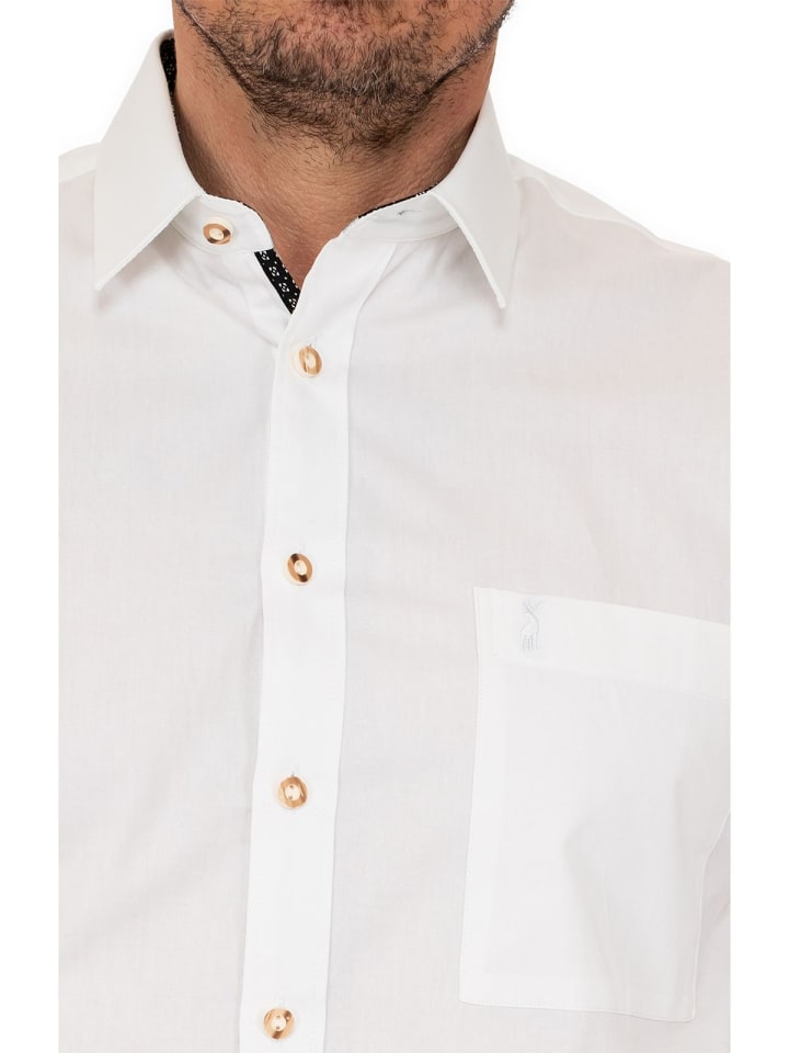 Almsach Langarmhemd 8115LK in weiß günstig kaufen