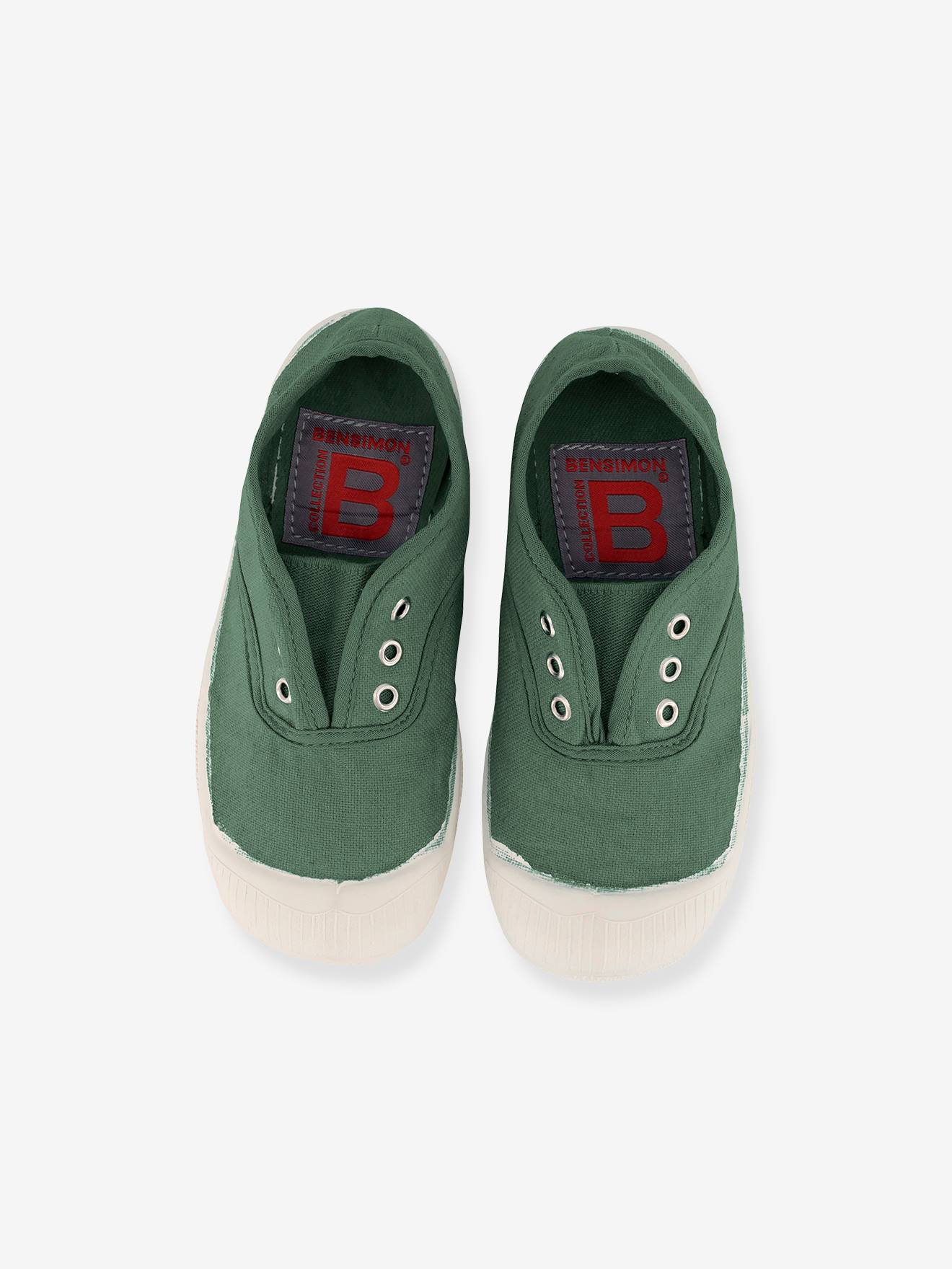 Tennis coton enfant Elly BENSIMON® vert