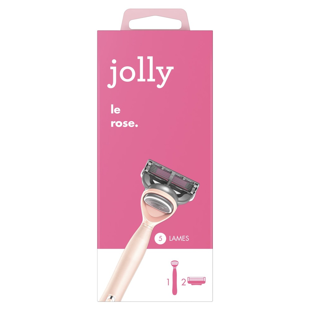 jolly jolly Rasoir Rose - 2 Lames Rasoirs