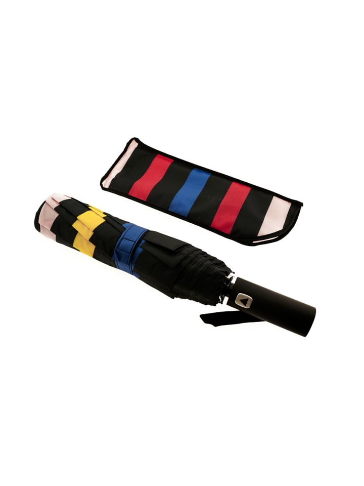 COFI 1453 Teleskop Taschenschirm Schutzhülle in Bunt Schutz bei Wind in Mehrfarbig günstig kaufen 100 cm