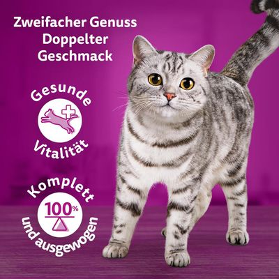 Jumbopack WHISKAS DUO Portionsbeutel 96 x 85 g