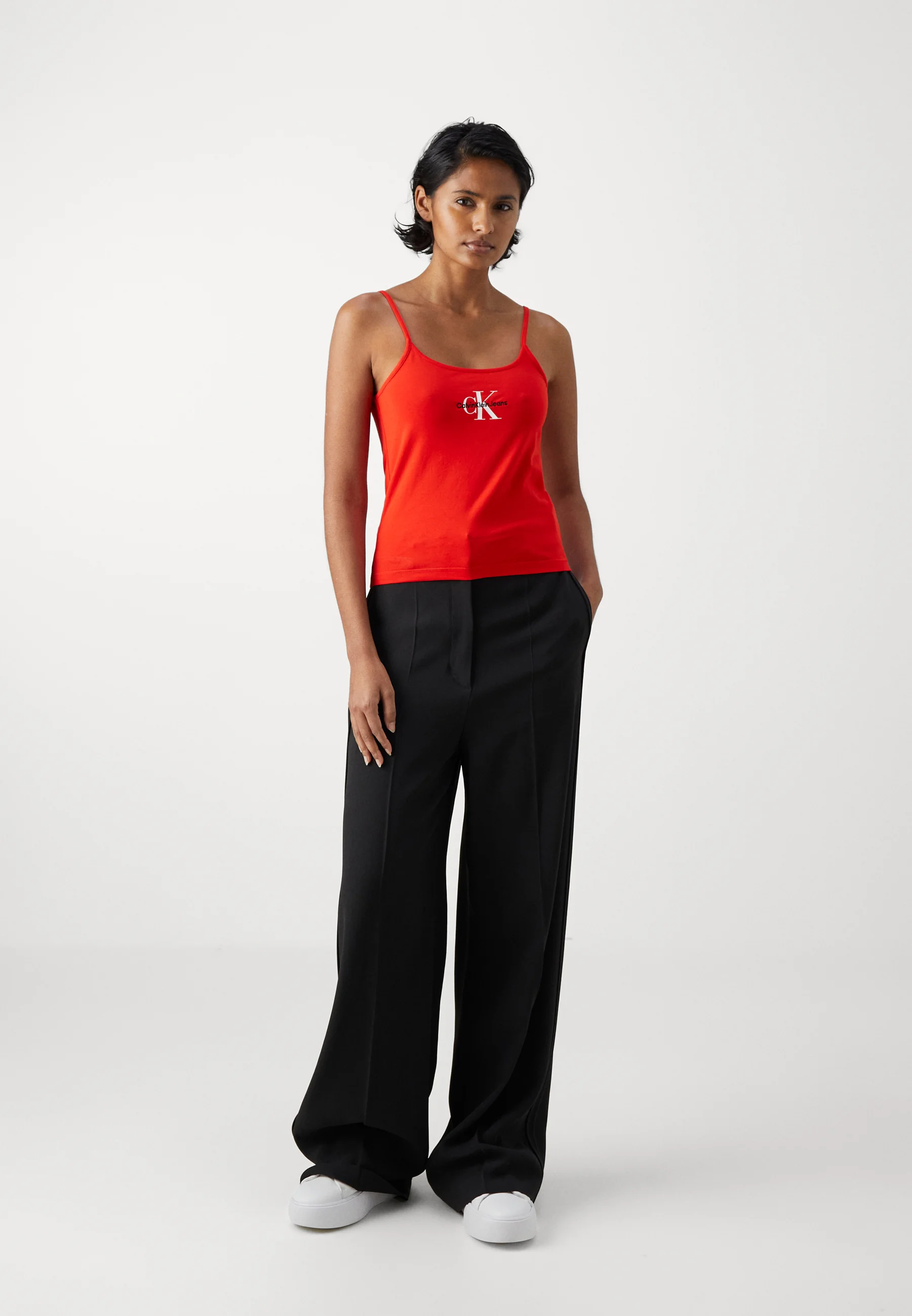 Calvin Klein Jeans MONOLOGUE STRAPPY TANK- Top