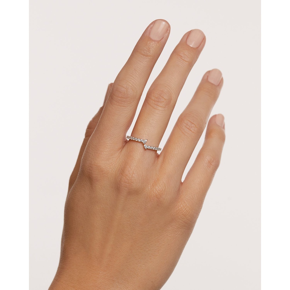 P D Paola Bague pour femme 925 Argent argent Bague