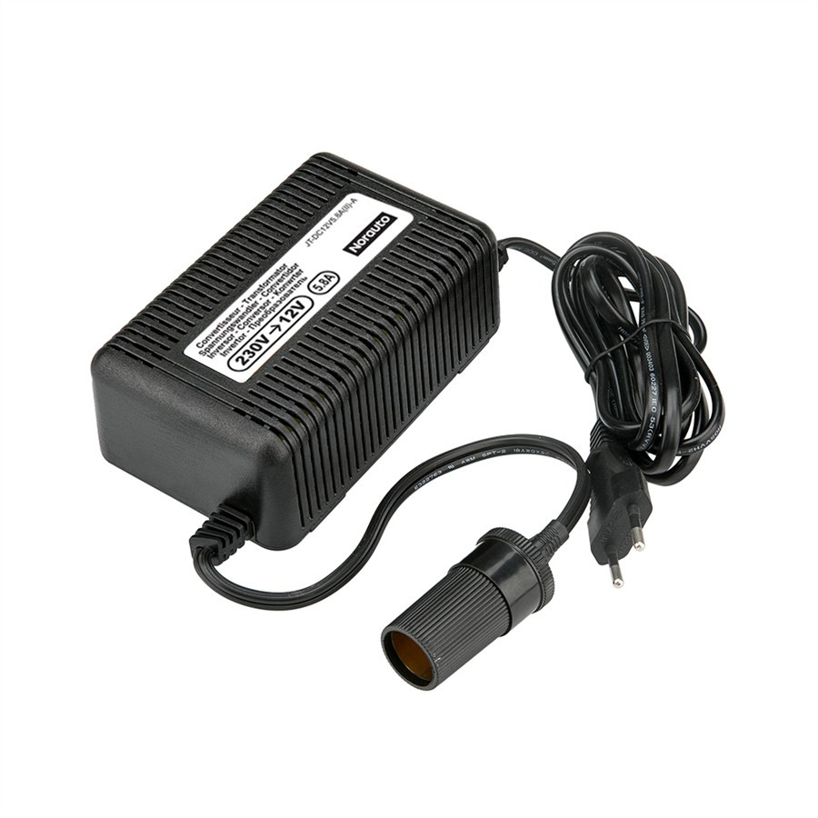 Spannungswandler von Norauto zur Umwandlung von 230 V Spannung in 12 V, 5,8 A Sicherung, 1 Stück - ATU