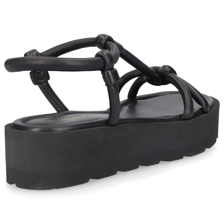 Gianvito Rossi - Plateausandalen MARINE Nappaleder - schwarz