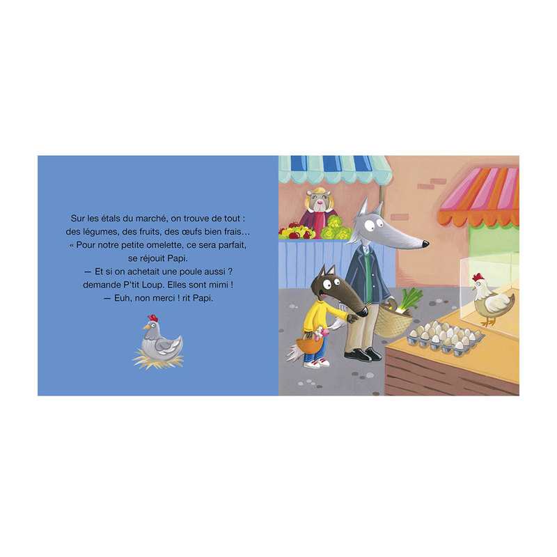 Livre p'tit loup va chez papi et mamie - Auzou