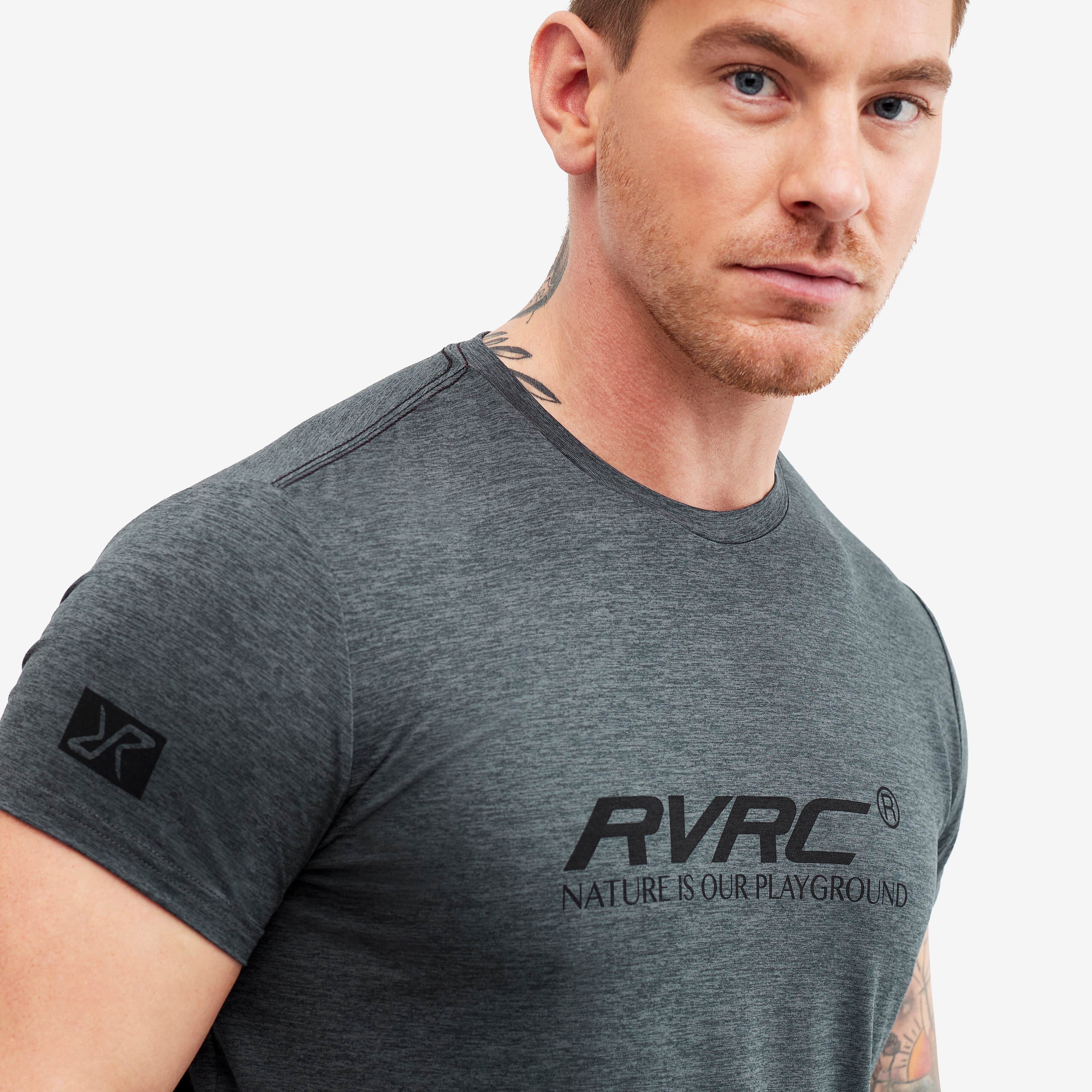 Vagabond Tee Homme Anthracite Melange