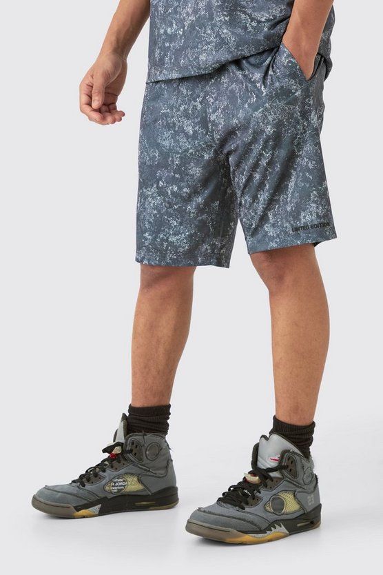 Basketball-Shorts mit Print