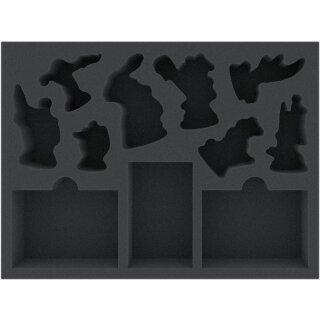 Feldherr Schaumstoffeinlage für Warhammer Underworlds: Direchasm - Box