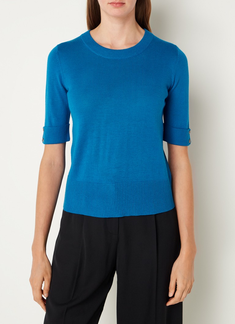 Μπλούζα Hobbs Leanne από λεπτό πλεκτό μαλλί Merino Blend