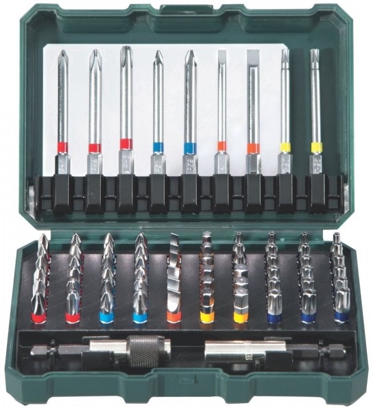 Metabo Accessories 626704000 Cutie cu biți, 71 de piese