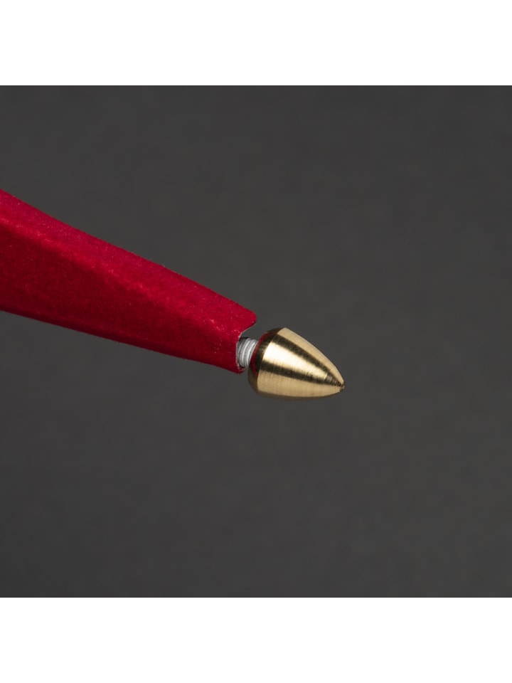 Konstsmide Papierstern mit Samt Leuchtstern Faltstern hängend D: 78cm in rot günstig kaufen onesize