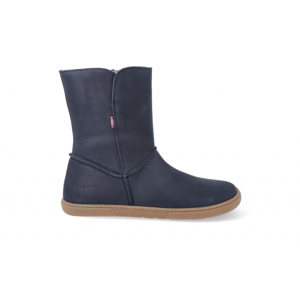 Koel4kids Dina Warm Navy 08T010.232-100 AD  blaue Barfuß-Halbstiefel