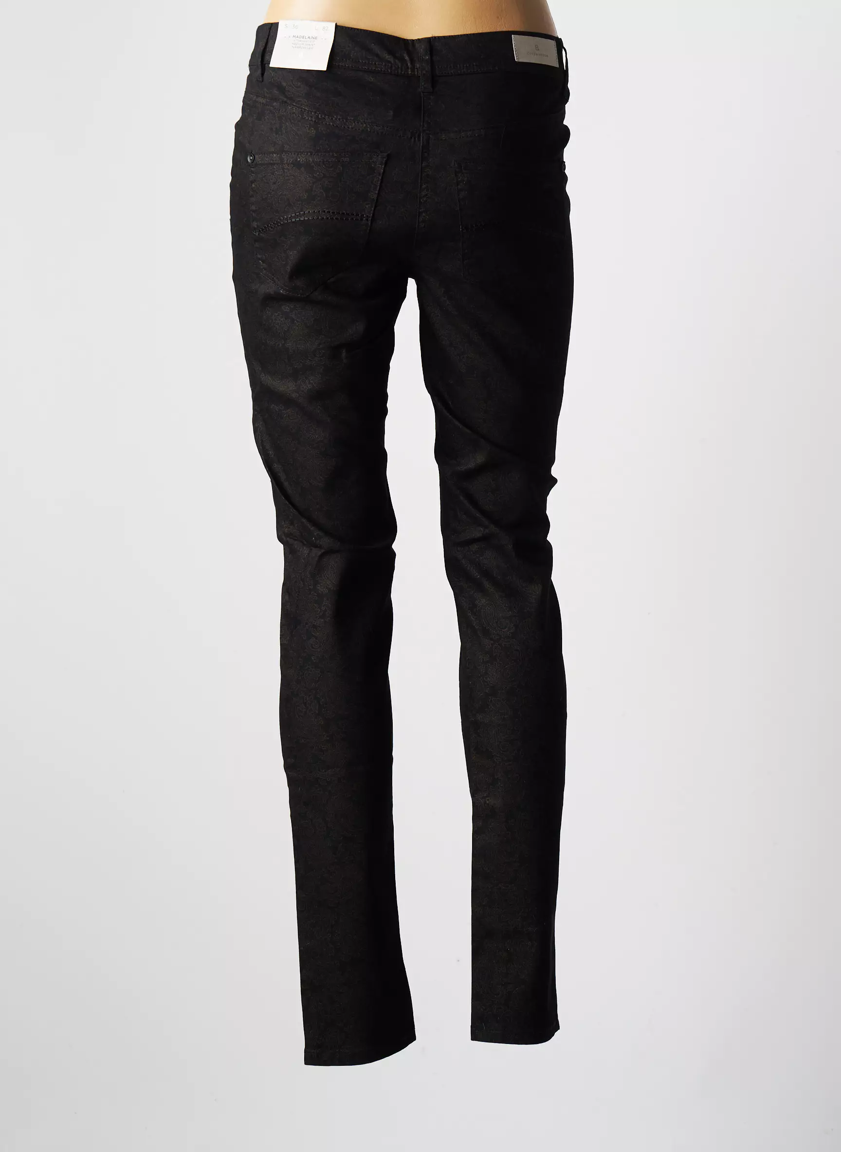 Brandtex Pantalons Slim Femme couleur noir