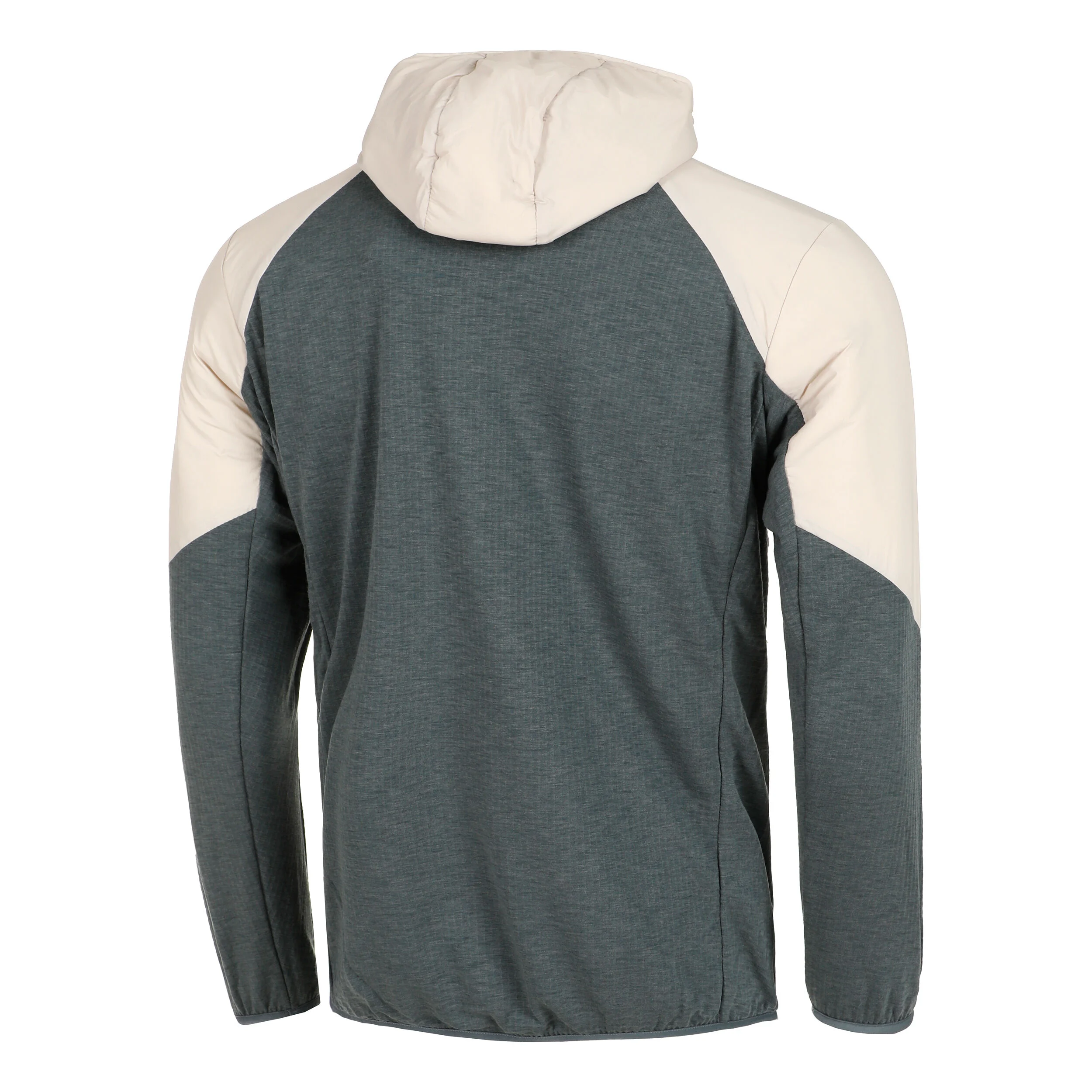 Ascent Hybrid Insulated Laufjacke Herren - Silber, Dunkelgrau