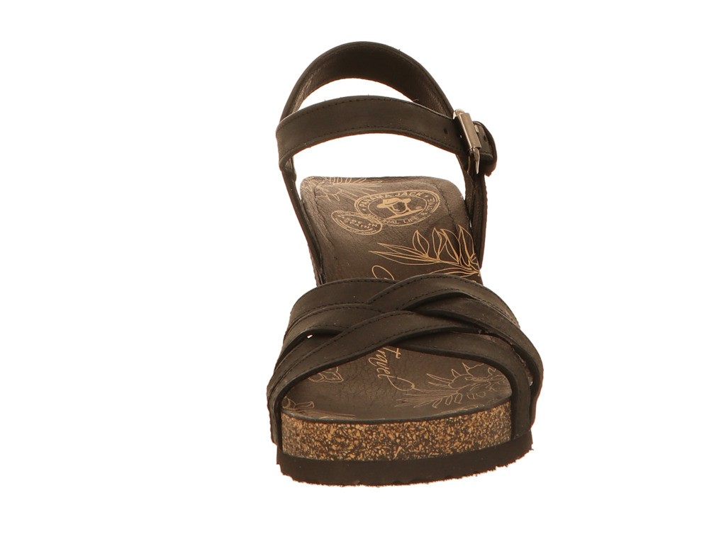 PANAMA JACK Keilsandalen schwarz