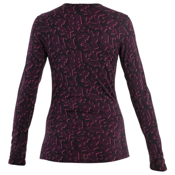 Icebreaker - Women's 200 Oasis L/S Crewe Macro Camo - Merinounterwäsche