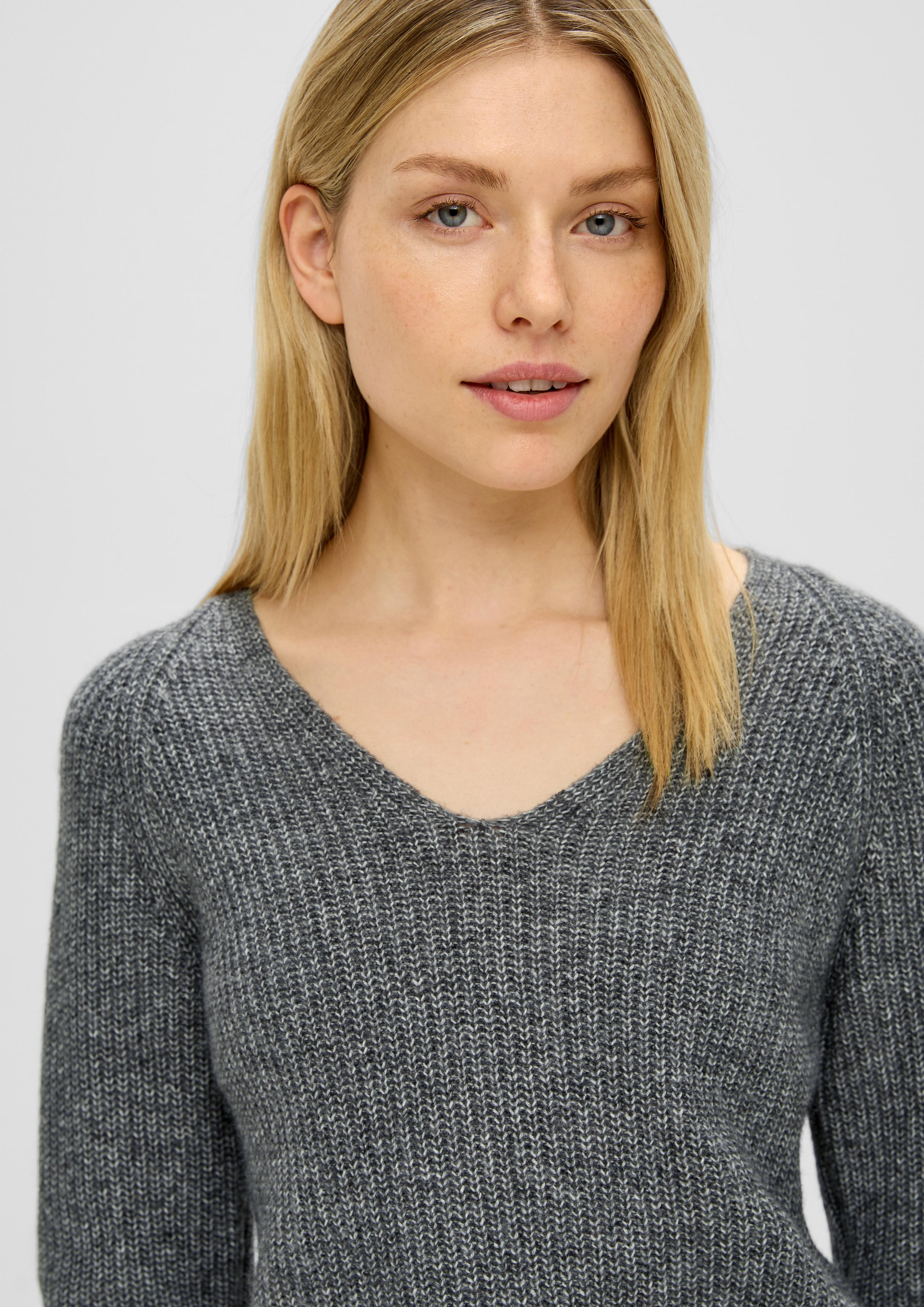 Strickpullover mit Rippstruktur  2139077-9722