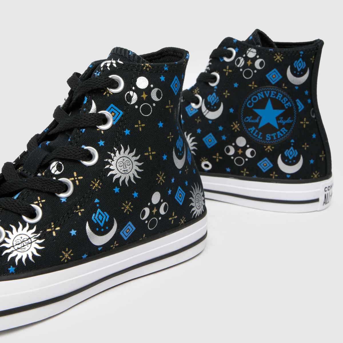 Converse All Star Hi cipők fekete multiszínűek
