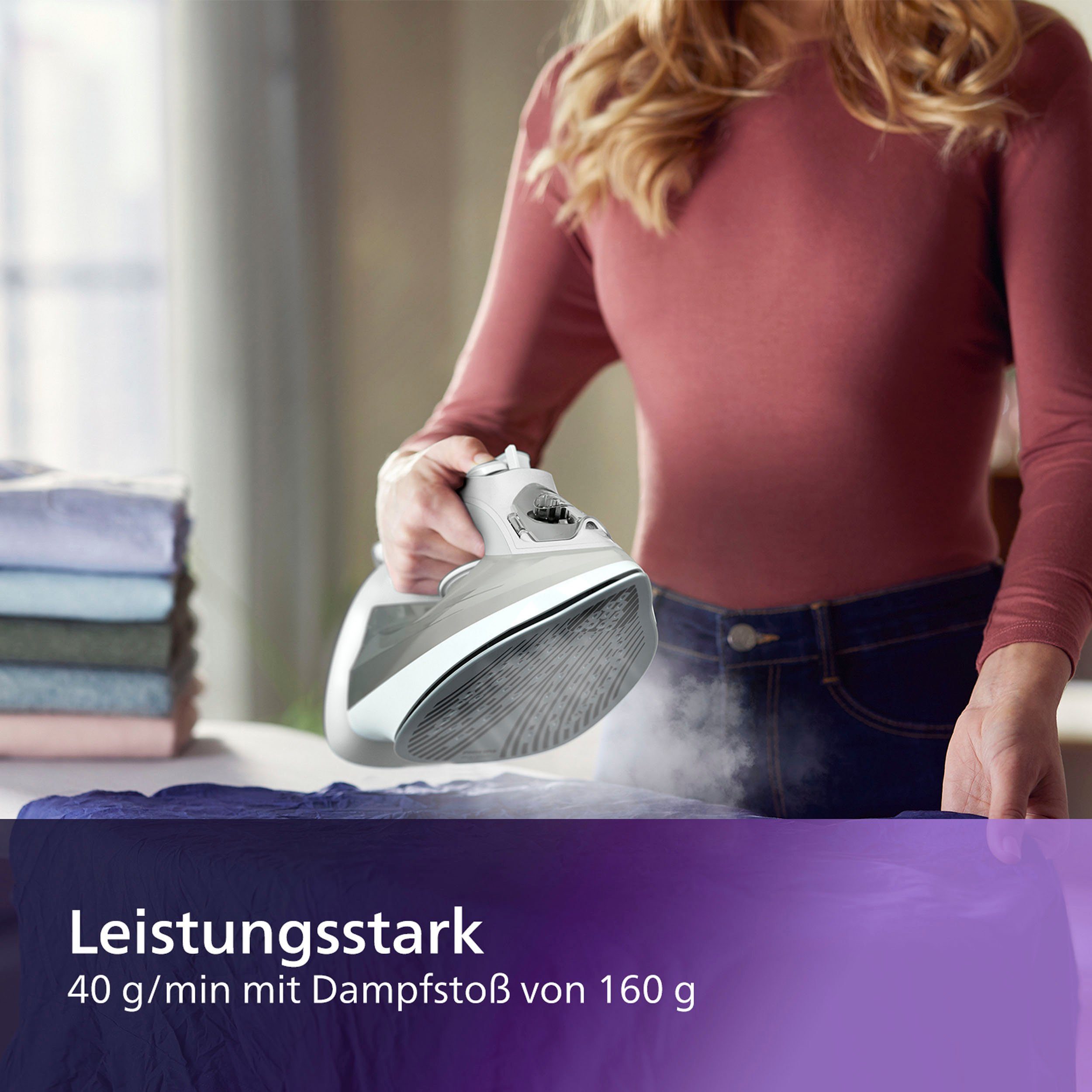 Philips Dampfbügeleisen 5000 Series DST5010/10, 2400 W