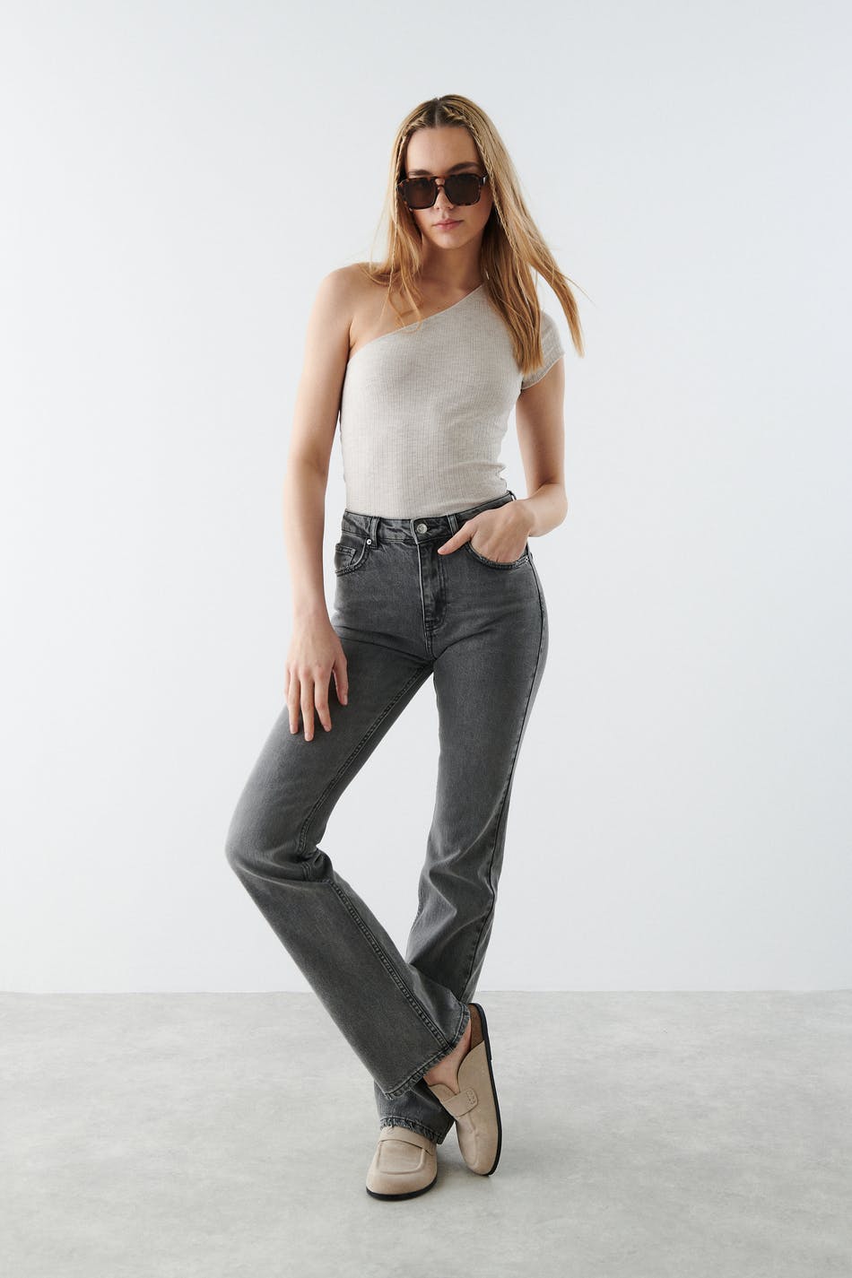 Melody one shoulder top
