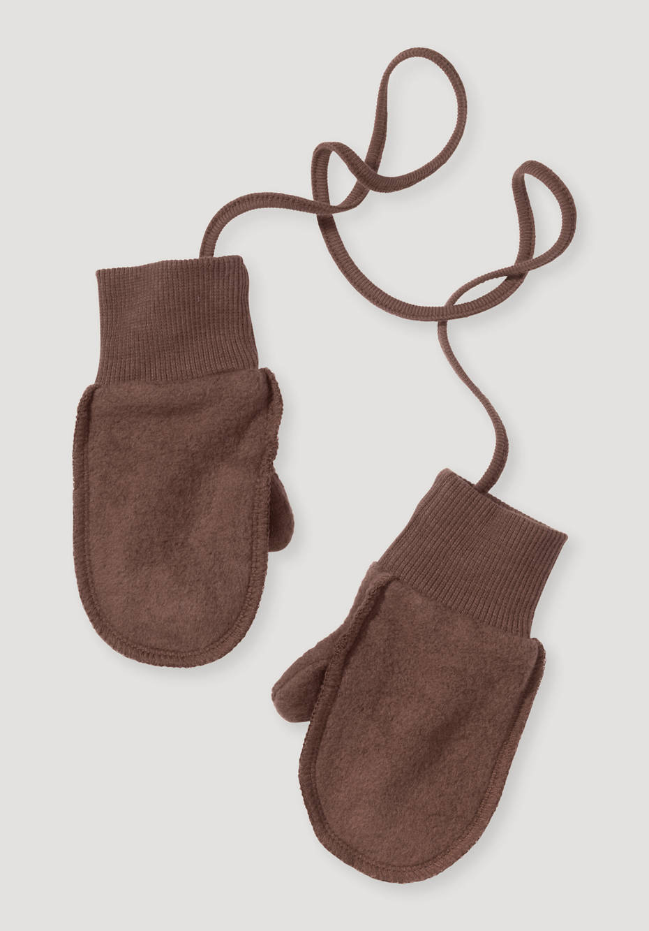 Softfleece Fäustlinge aus reiner Bio-Baumwolle