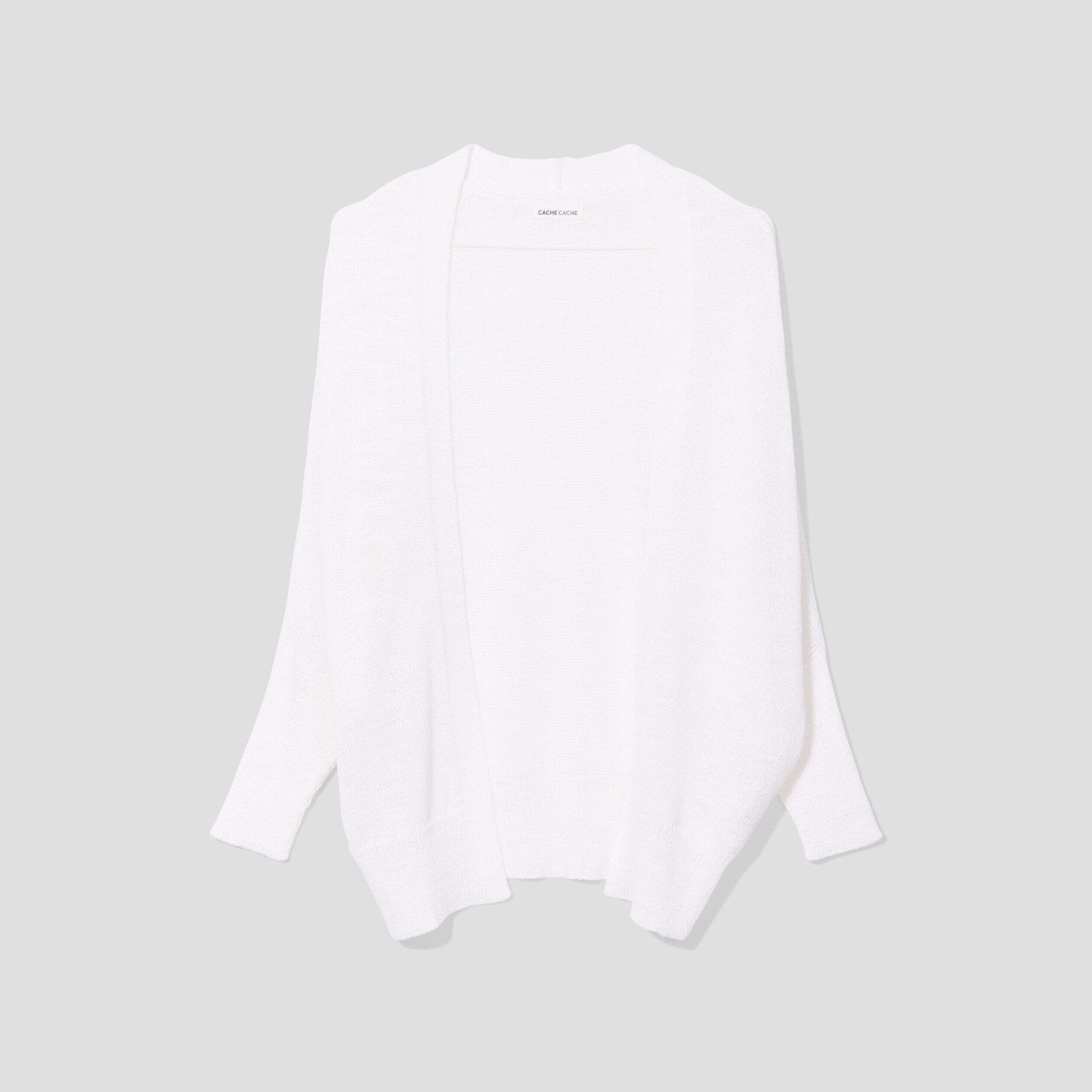 Gilet manches papillons blanc femme | Cache Cache