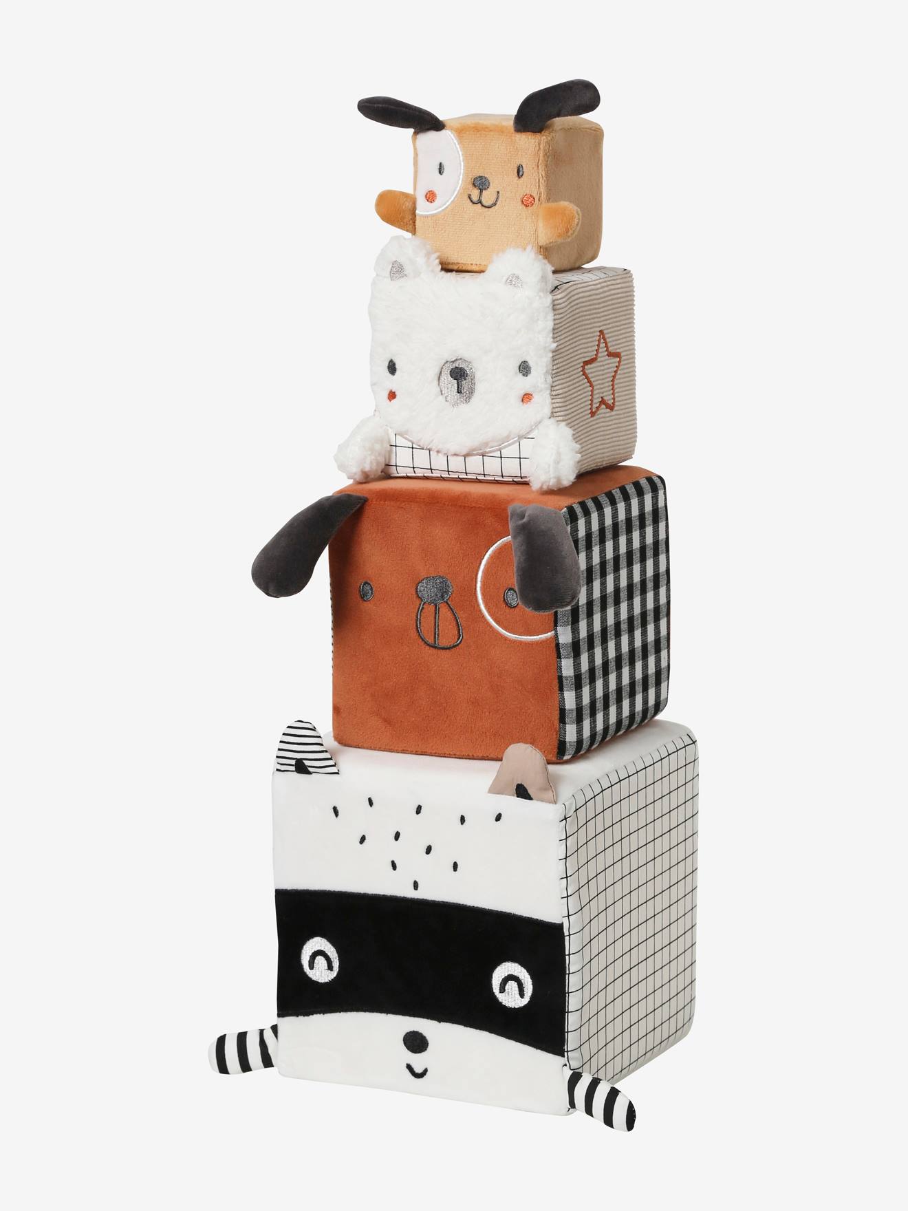 Cubes en tissu MES PETITS JOUETS multicolore