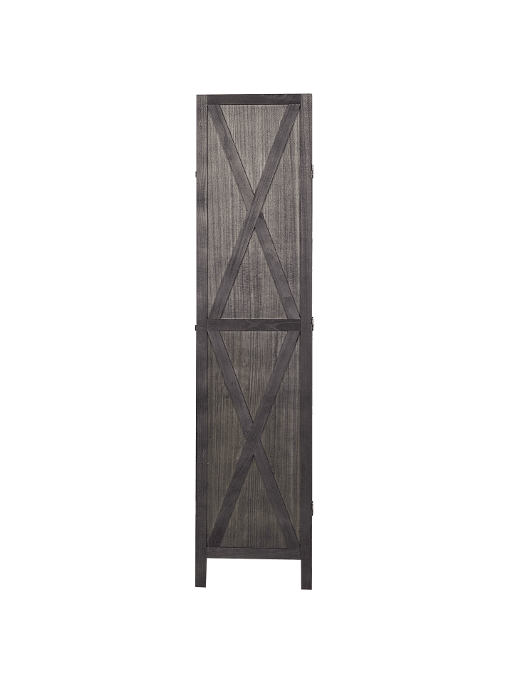 Beliani Paravent RIDANNA in Braun - (W) 163 x (H) 170 x (L) 2 cm günstig kaufen onesize