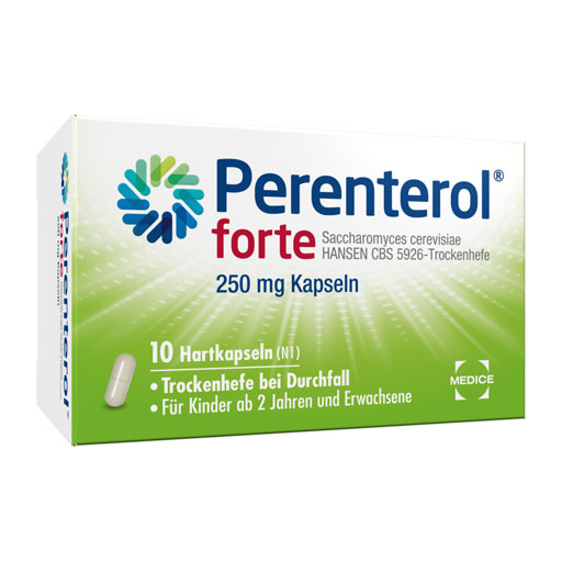PERENTEROL forte 250 mg Kapseln  10 St  Hartkapseln