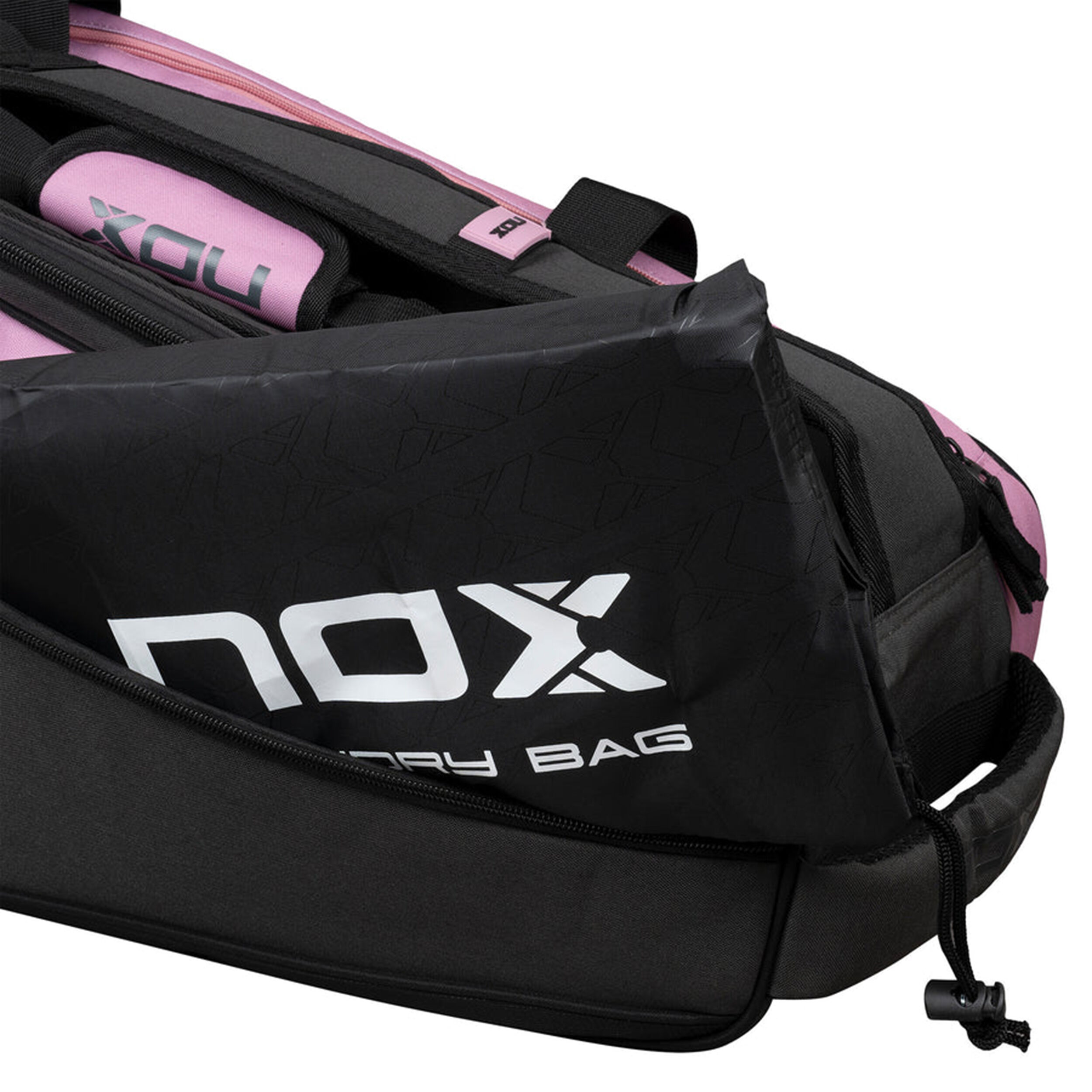 Padelschlägertasche - Grau, Pink