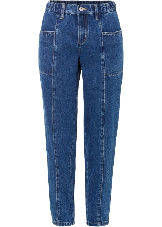 Barrel Jeans aus reiner Baumwolle