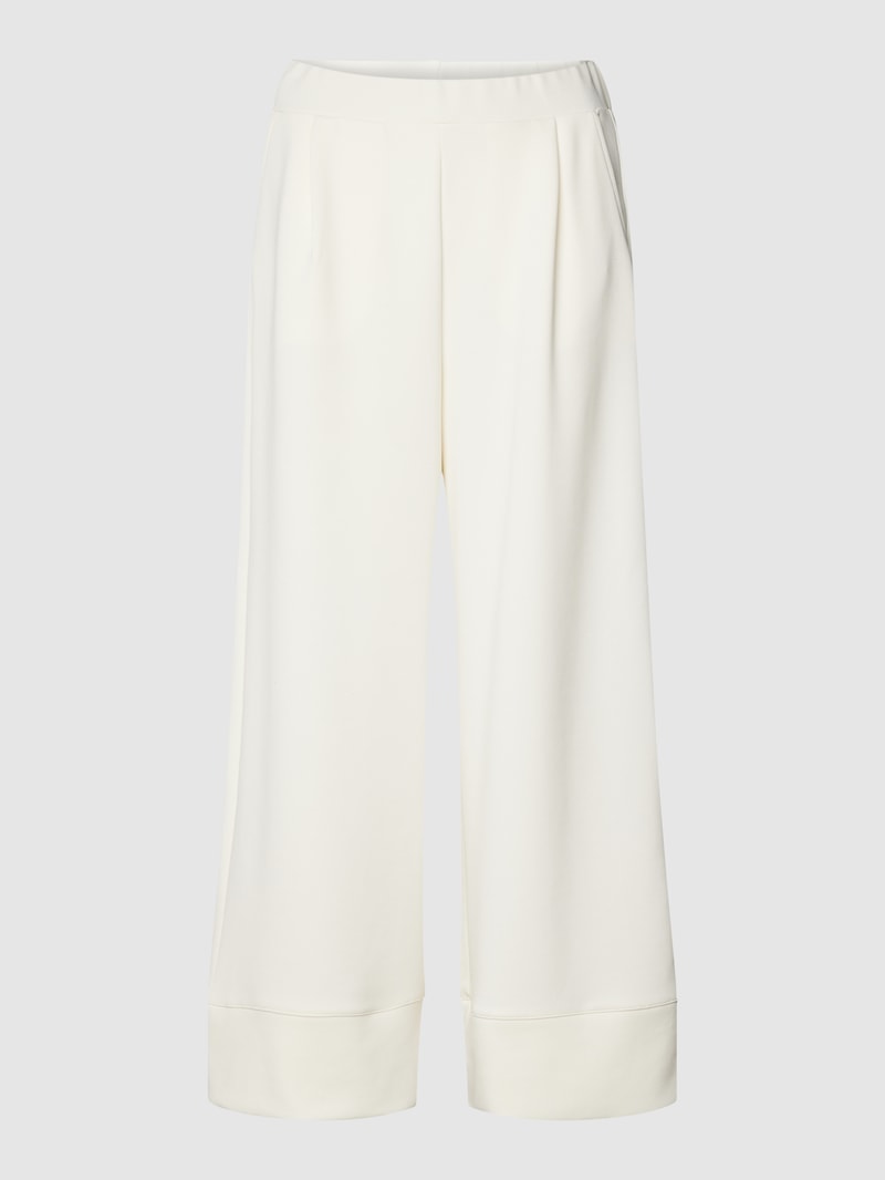 Stoffhose in verkürzter Passform in offwhite